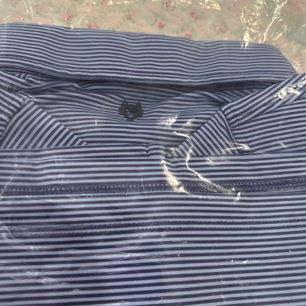 NWT Greyson Striped Blue Polo Shirt - Picture 10 of 15